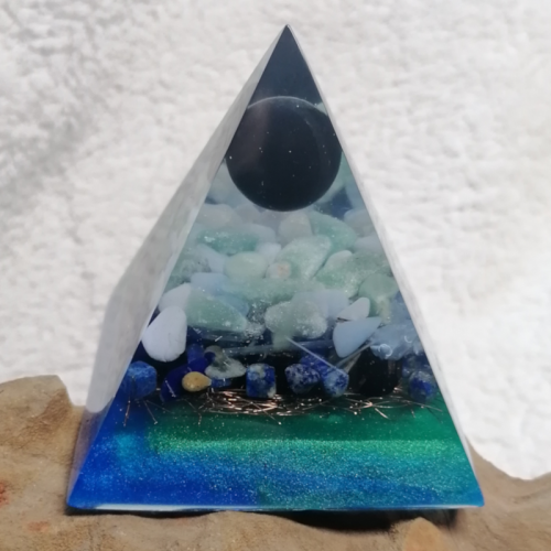 Beacon Of Light EMF Orgonite Pyramid  